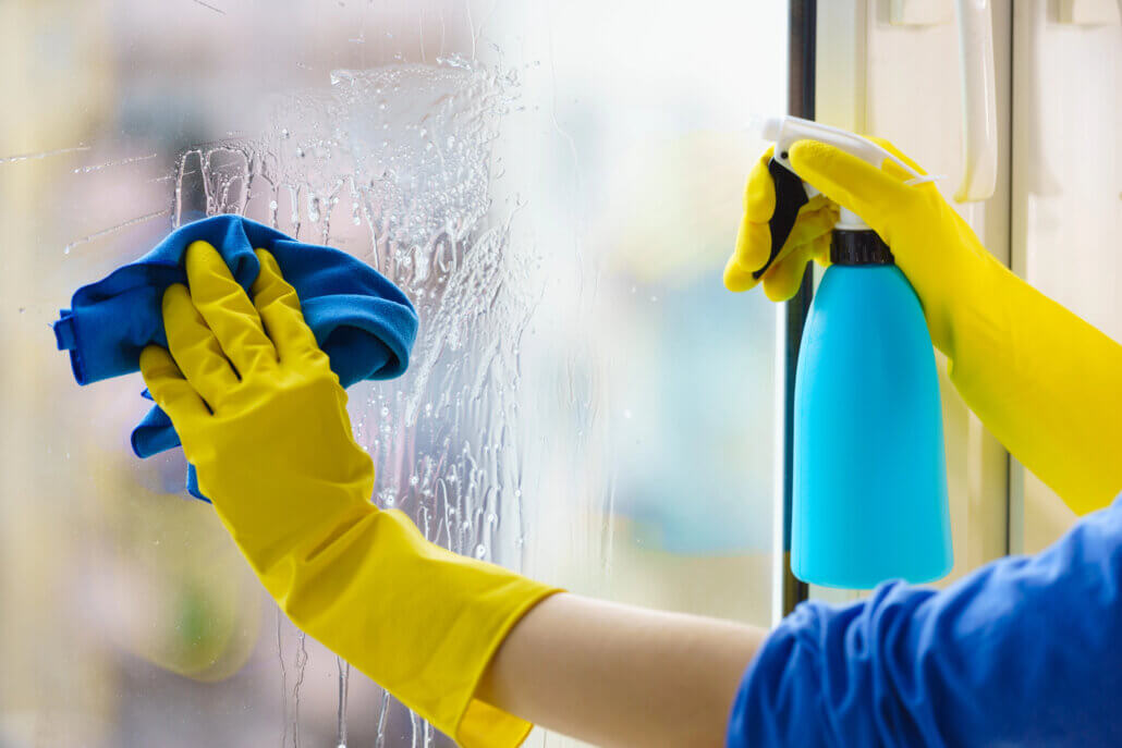 Interior window cleaning